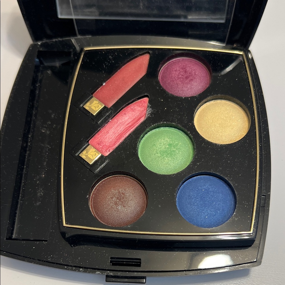 Lancome Radiant Eyeshadow Palette - Pink, Purple, Gold, Green, Brown, Blue